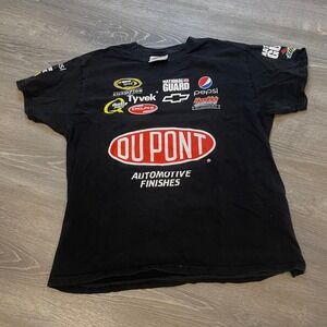 Winners Circle Jeff Gordon 24‎ NASCAR DuPont Racing T-Shirt Mens Black L